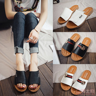 【2017夏季新款涼拖鞋女休閑低粗跟舒適夾趾一字型簡(jiǎn)約女鞋廠家直銷(xiāo)8106】臺(tái)州市黃巖冰金鞋業(yè)商行 - 產(chǎn)品庫(kù)